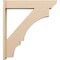 Ekena Millwork 7 1/2-in W x 38-in D x 42-in H Balboa Slat Rough Cedar Woodgrain TimberThane Outlooker, Primed Tan OUTUR075X38X42BOA24RCPR - alternate 3